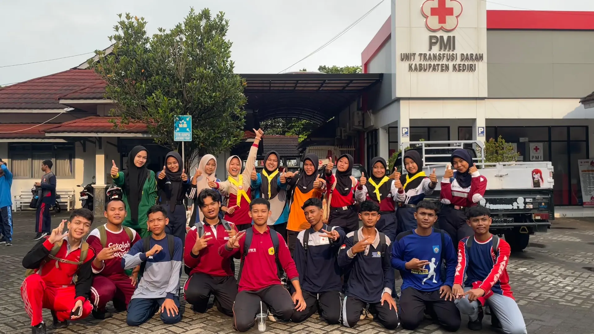 LATIHAN GABUNGAN  PERTOLONGAN PERTAMA PMR WIRA SE-KABUPATEN KEDIRI
